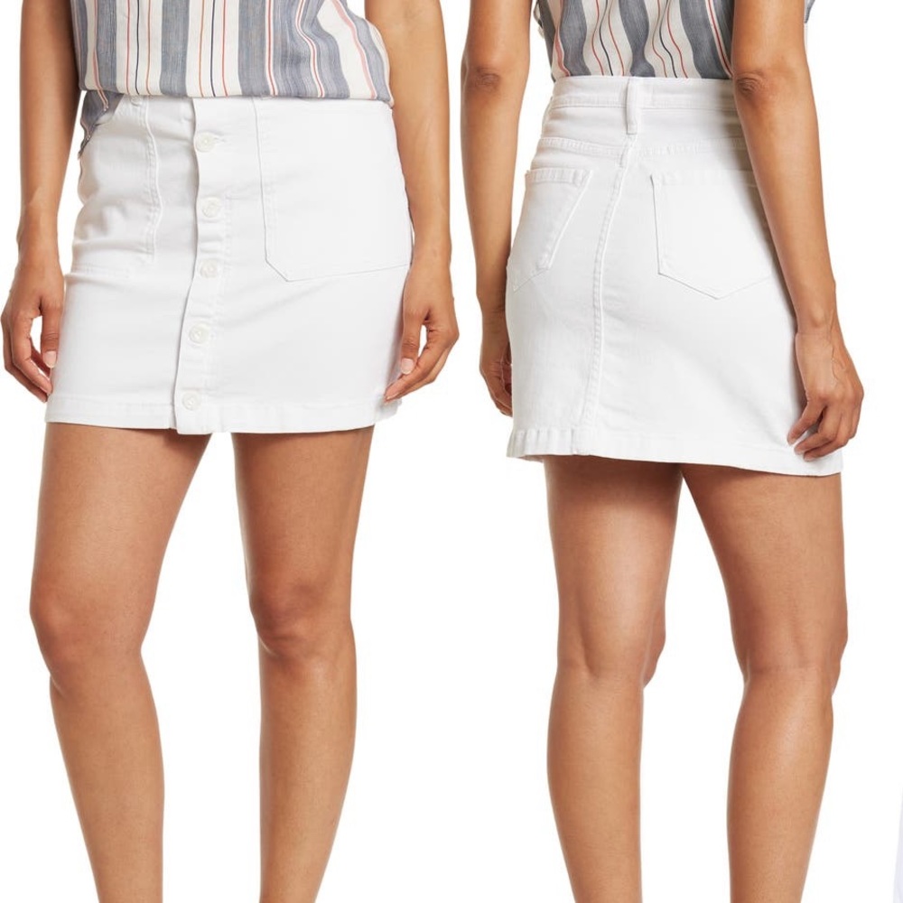 NWT kensie High Waist Button-Down Miniskirt